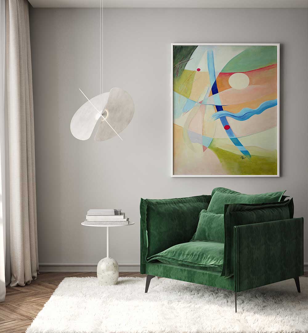 SUMMER PICNIC , ABSTRACT PAINTINGS