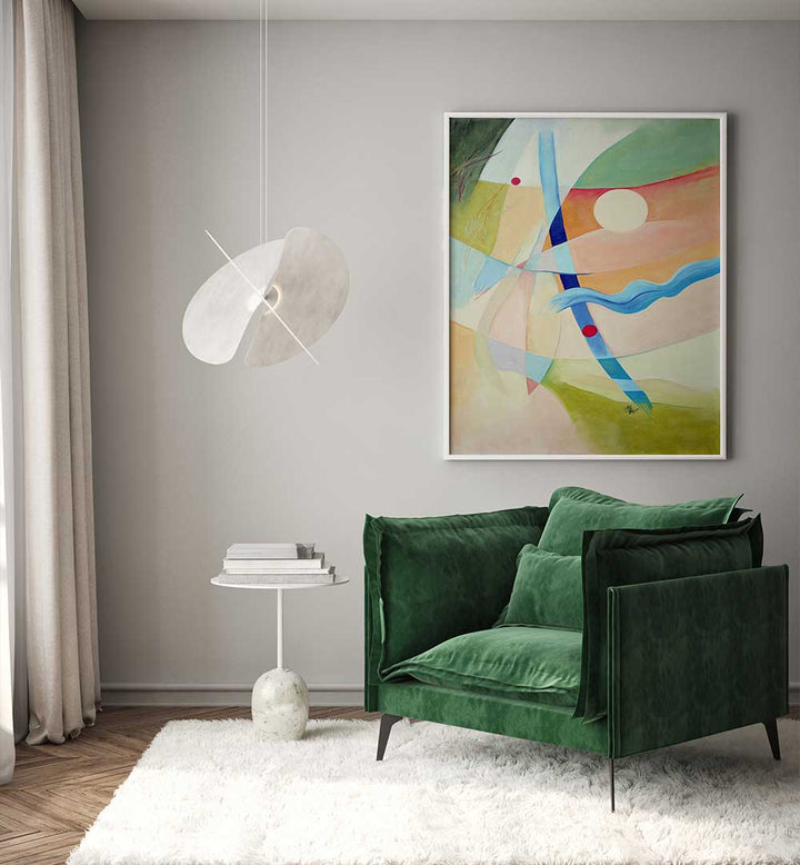 SUMMER PICNIC , ABSTRACT PAINTINGS