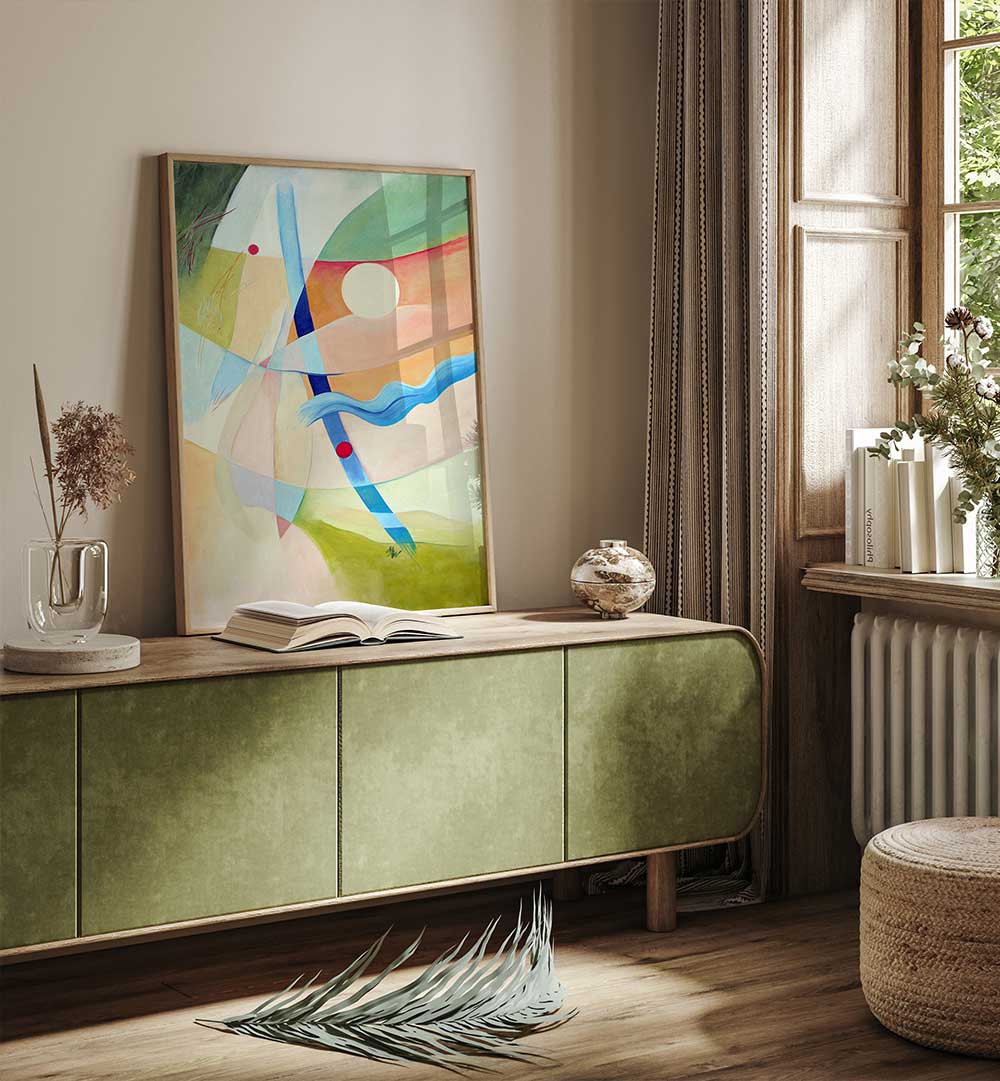 SUMMER PICNIC , ABSTRACT PAINTINGS