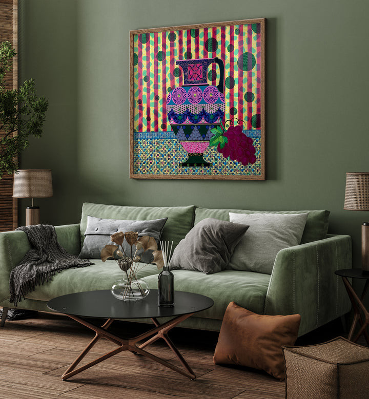 Colorful SUMMER NIGHT DREAM, KITCHEN POSTERS enhance your space, perfect for vibrant summer evenings in any home.