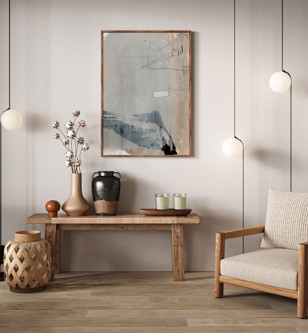 SUMMER RAIN, ABSTRACT PAINTINGS add elegance to your space, capturing the serene beauty of a gentle summer shower.
