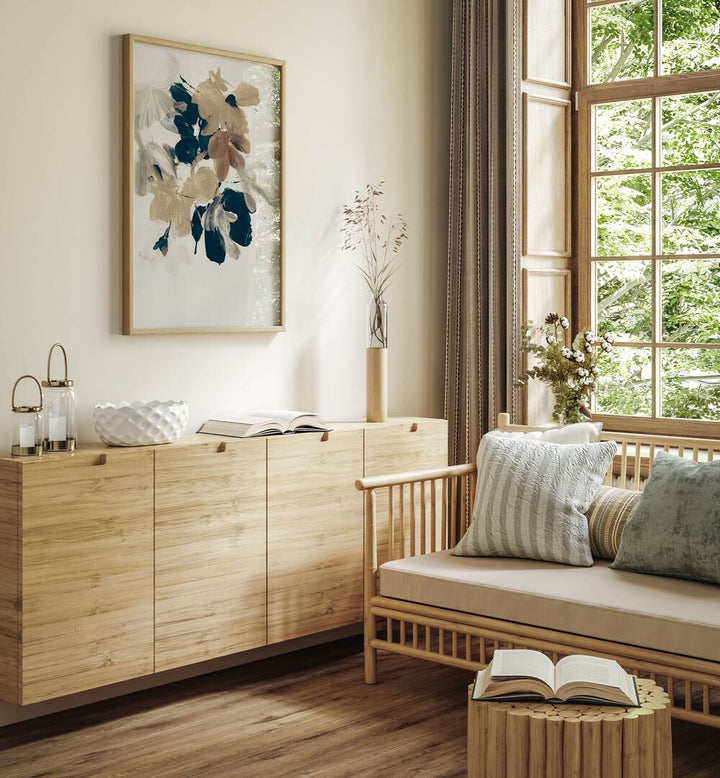 Brighten your space with SUMMER VIEW II, FLORAL FLOWER PAINTINGS, showcasing vibrant blooms and summer's essence.