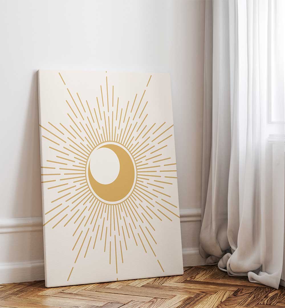 SUN I , BOHO ART PAINTINGS