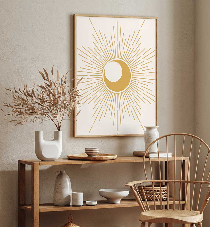 SUN I , BOHO ART PAINTINGS