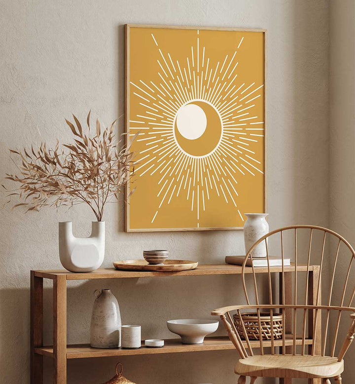 SUN II , BOHO ART PAINTINGS