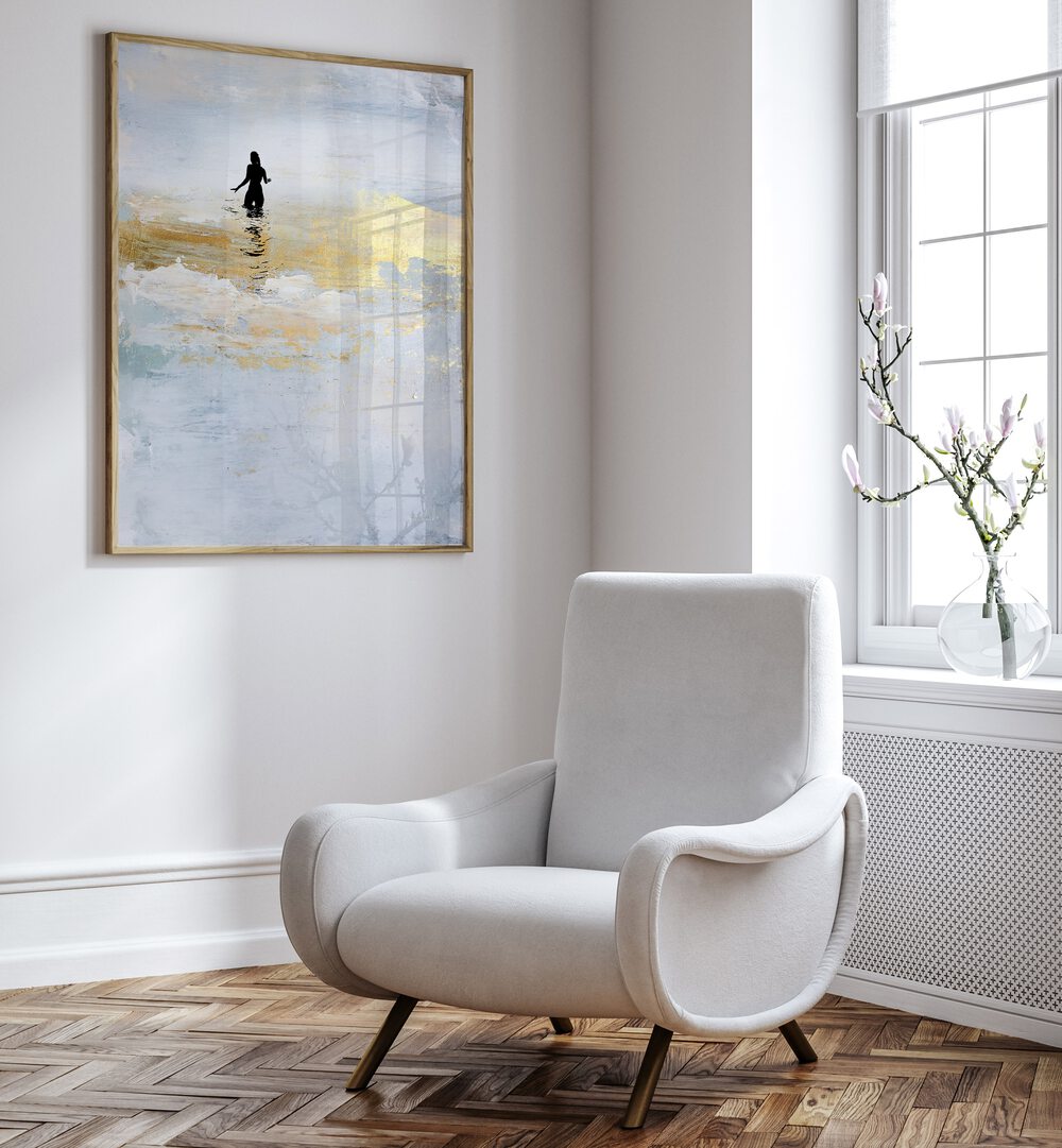 Vibrant SUN DIP, ABSTRACT PAINTINGS enhance modern living spaces with creative warmth and personality.