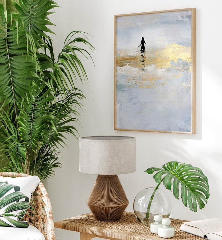 Vibrant SUN DIP, ABSTRACT PAINTINGS enhance your space with creativity and warmth, perfect for any modern home.