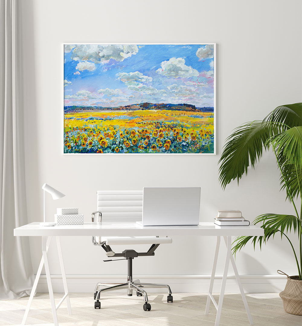 SUNLIT SUNFLOWER FIELD