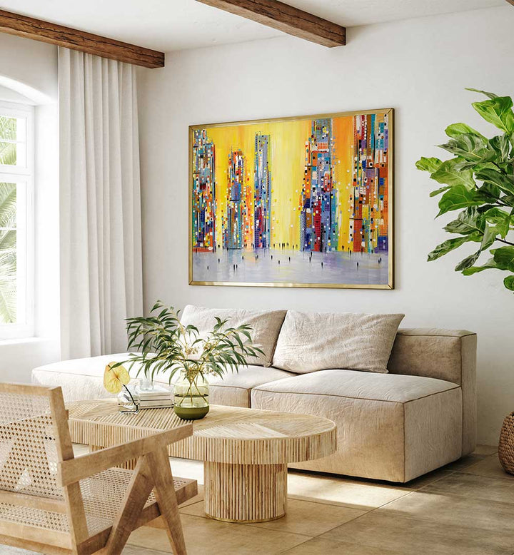 SUNNY DAY , MODERN IMPRESSIONISM PAINTINGS
