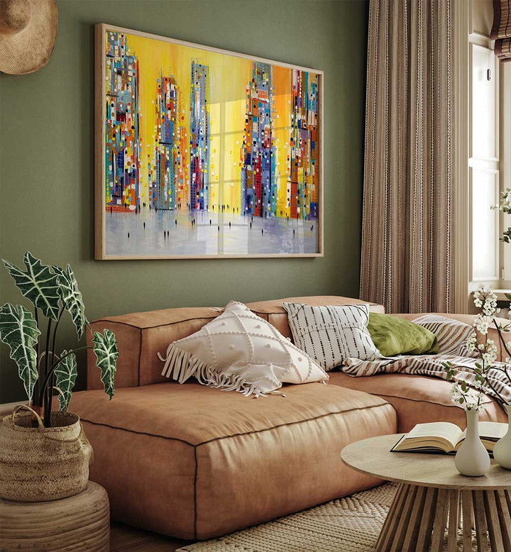 SUNNY DAY , MODERN IMPRESSIONISM PAINTINGS