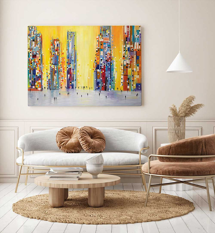 SUNNY DAY , MODERN IMPRESSIONISM PAINTINGS