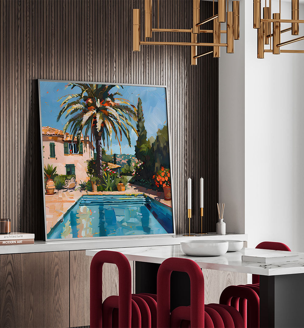SUNNY MEDITERRANEAN POOL