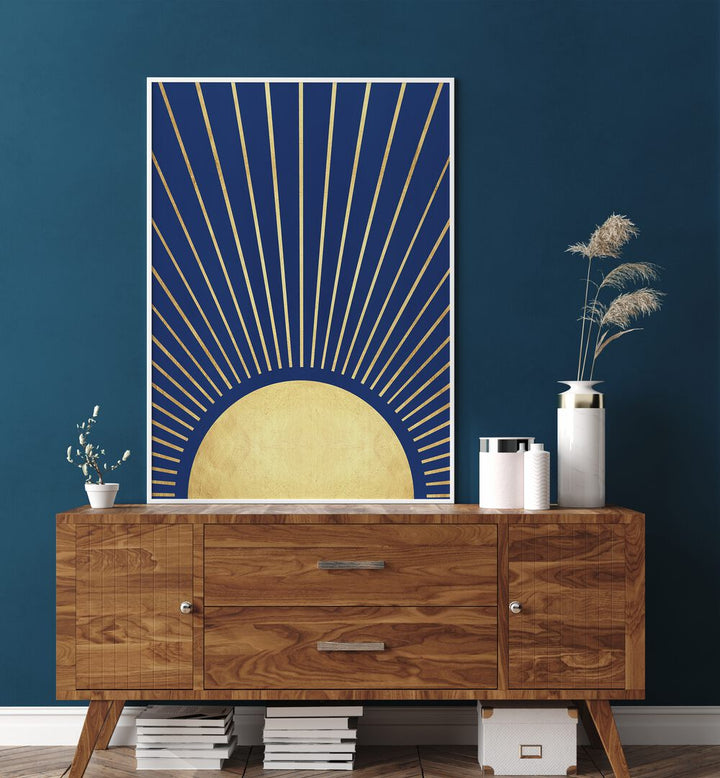 SUN RAYS I , GEOMETRIC ART PRINTS