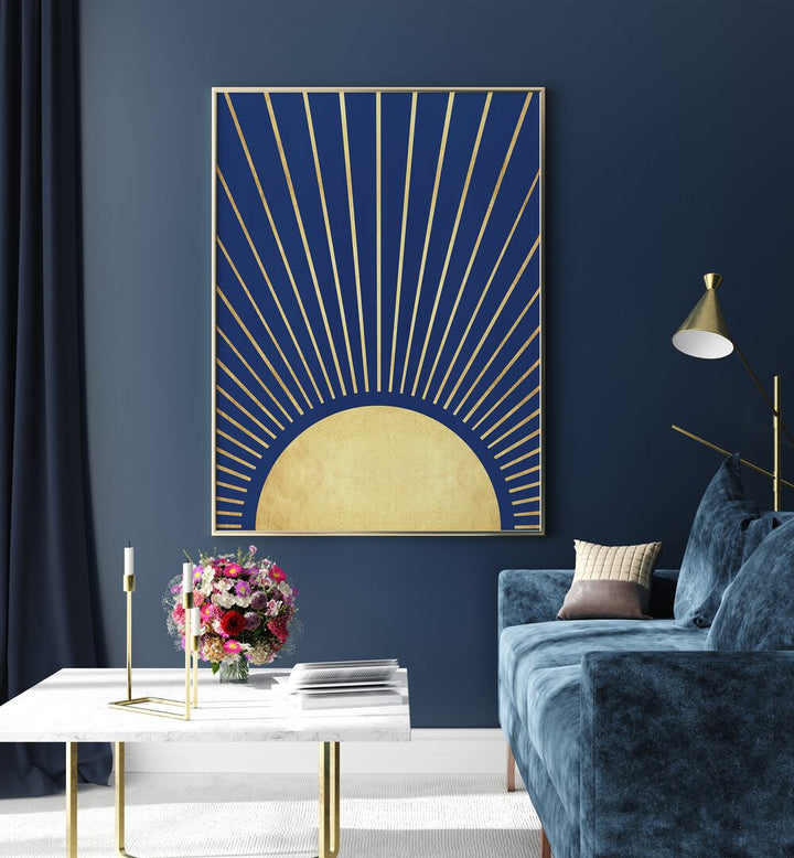 SUN RAYS I , GEOMETRIC ART PRINTS