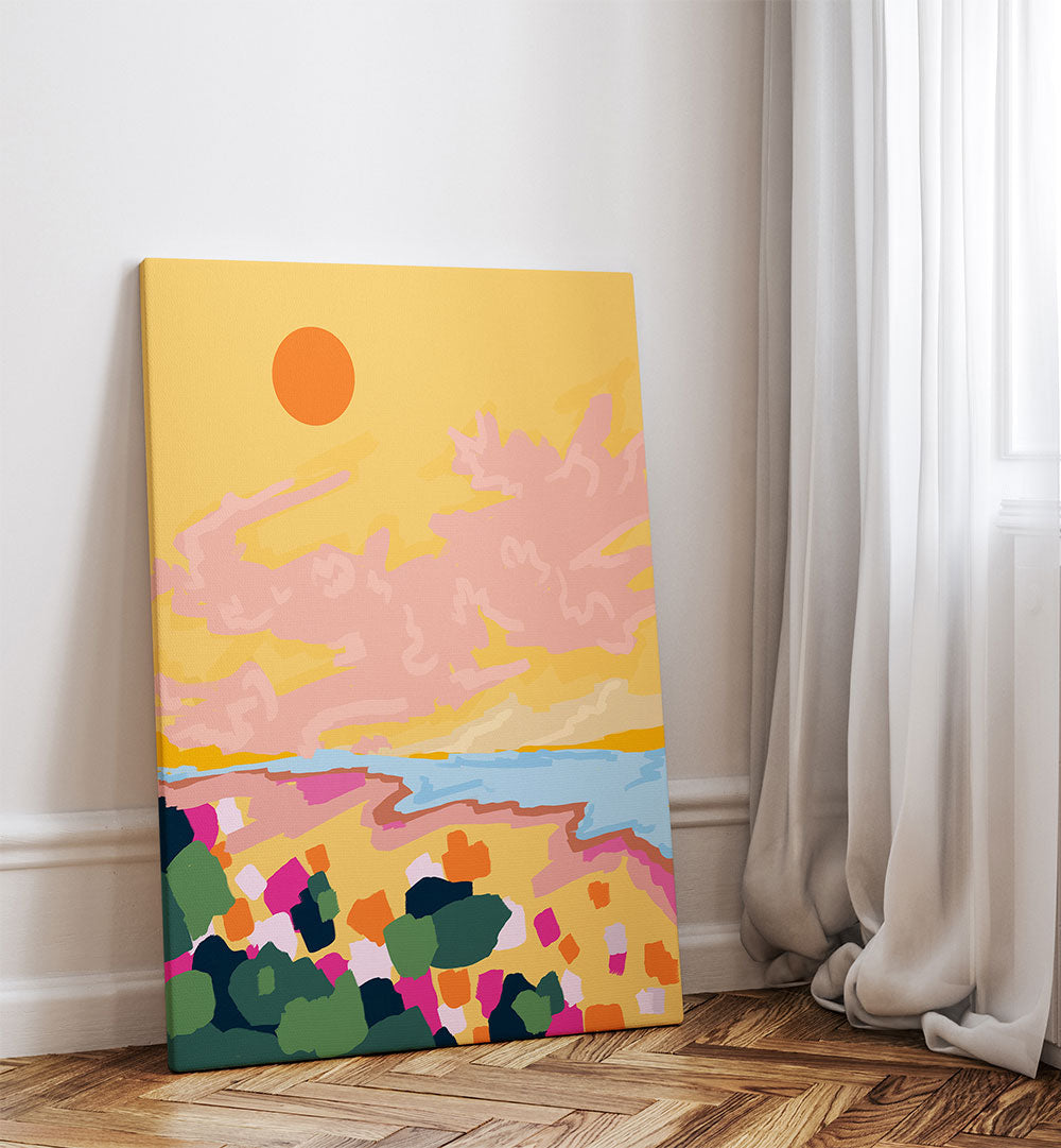 SUN'S EMBRACE , LANDSCAPE PAINTINGS