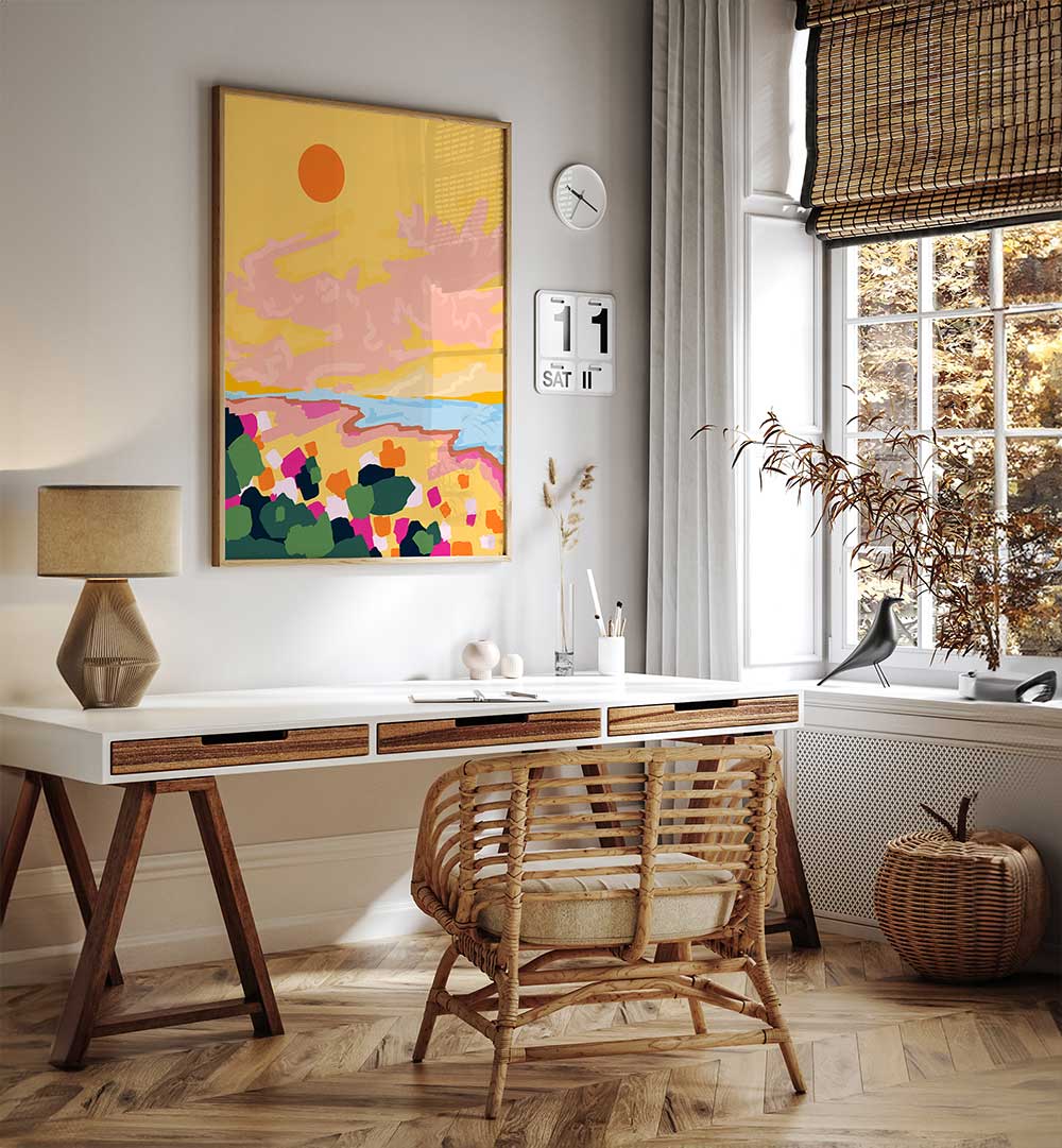 SUN'S EMBRACE , LANDSCAPE PAINTINGS