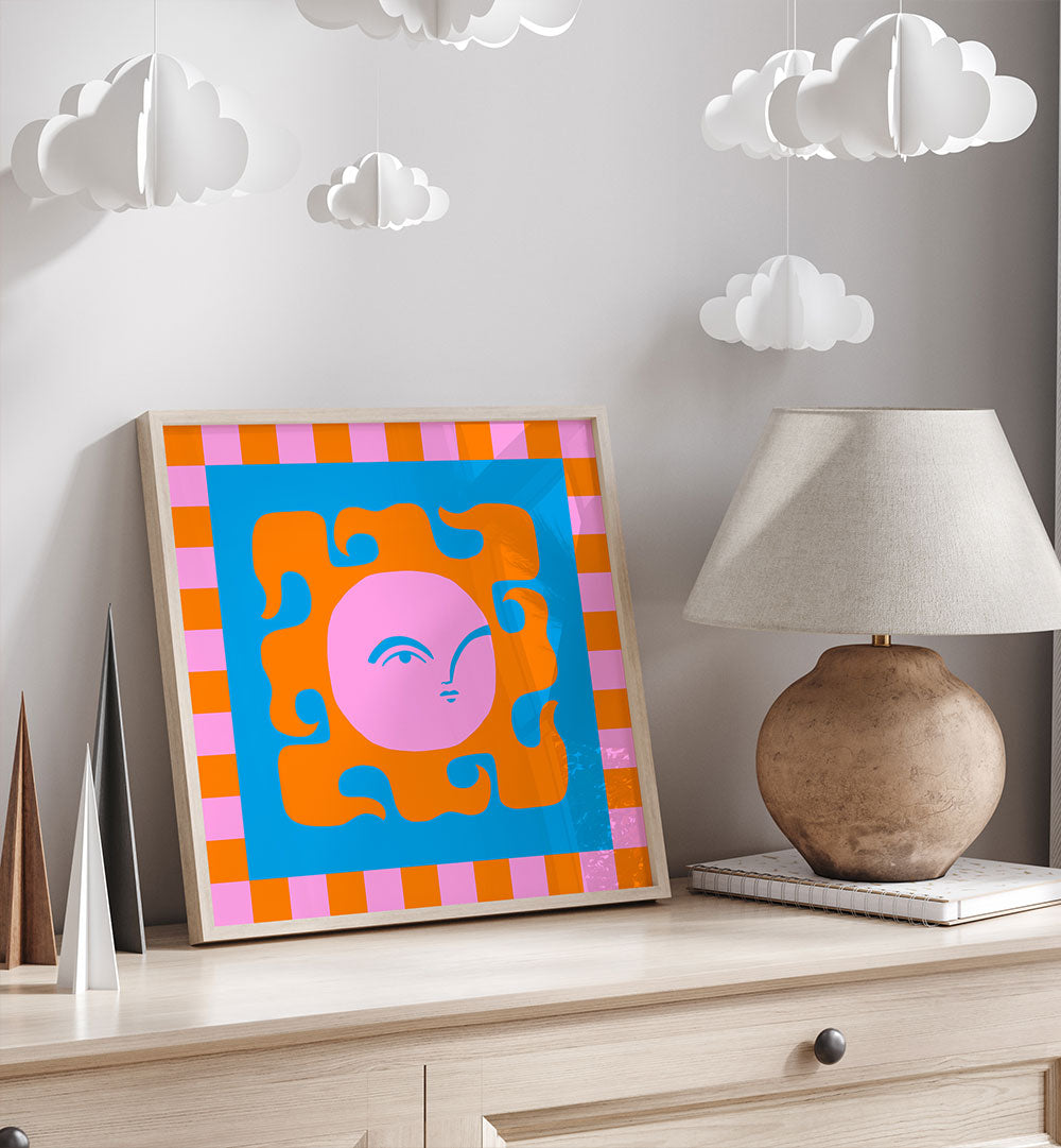 SUN'S PLAYFUL GAZE , FASHION POSTERS