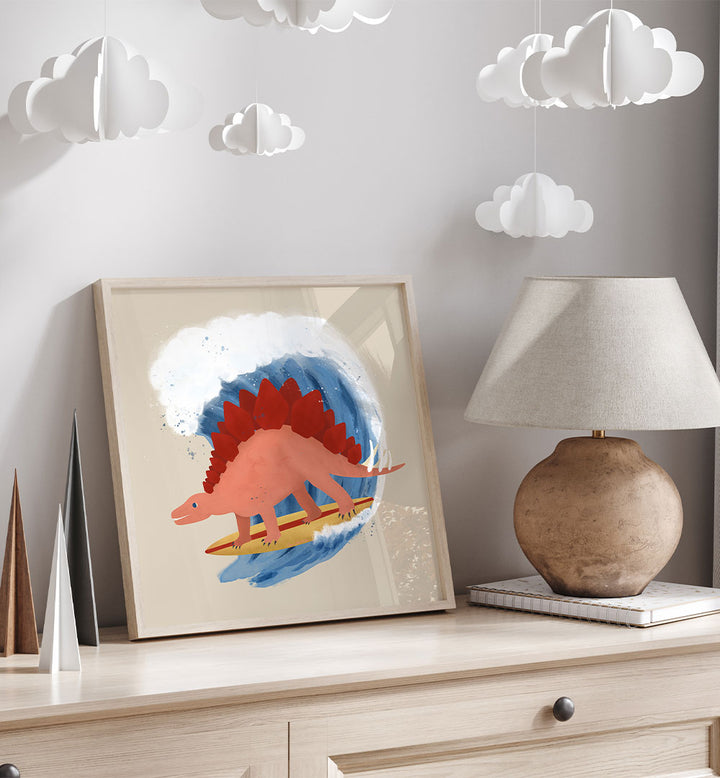 SURFING STEGOSAURUS