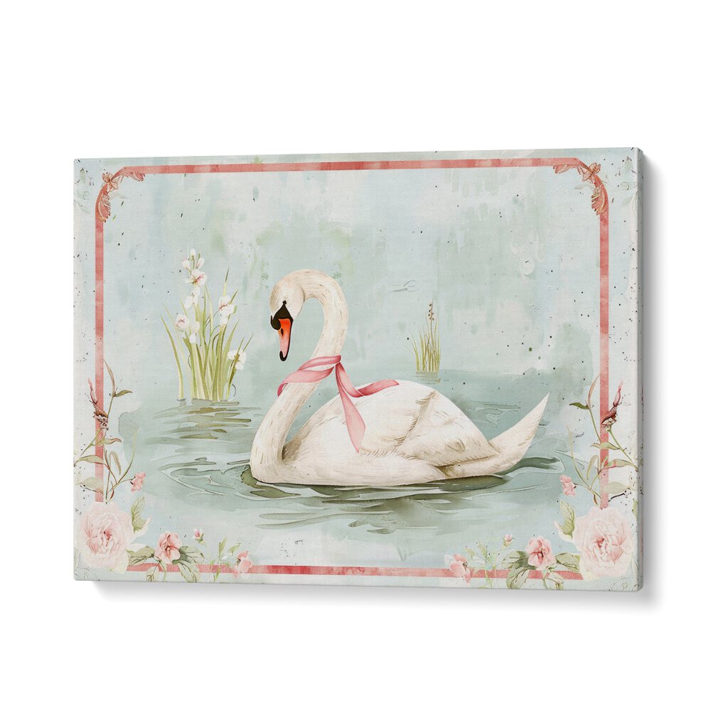 Swan Lake II Kids Art Artwork in Gallery Wrap
