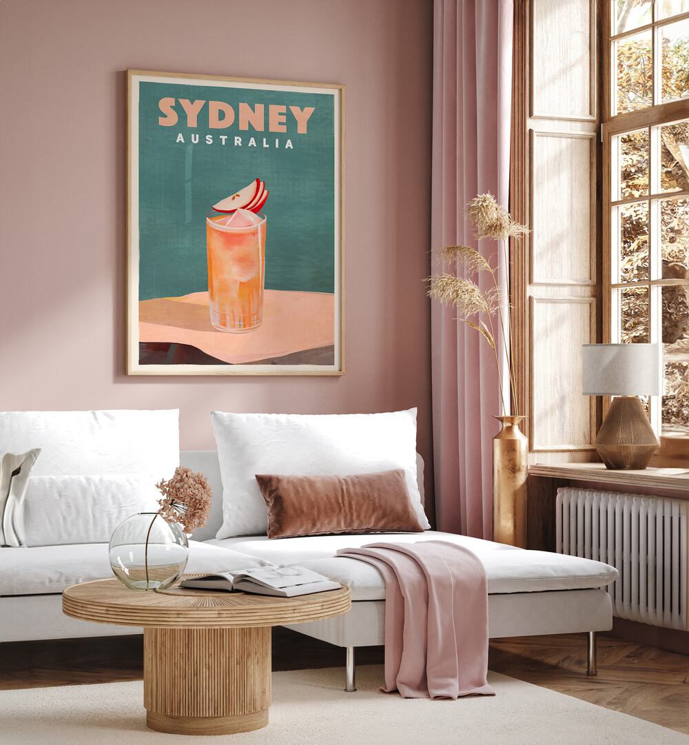 SYDNEY AUSTRALIA COCKTAIL BAR DECOR , BAR POSTERS , BAR ART PRINTS