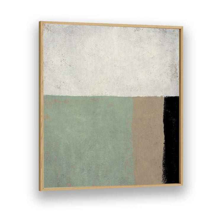 Sage By Dan Hobday Abstract Art Abstract Paintings in Oak Wood Plain Frame