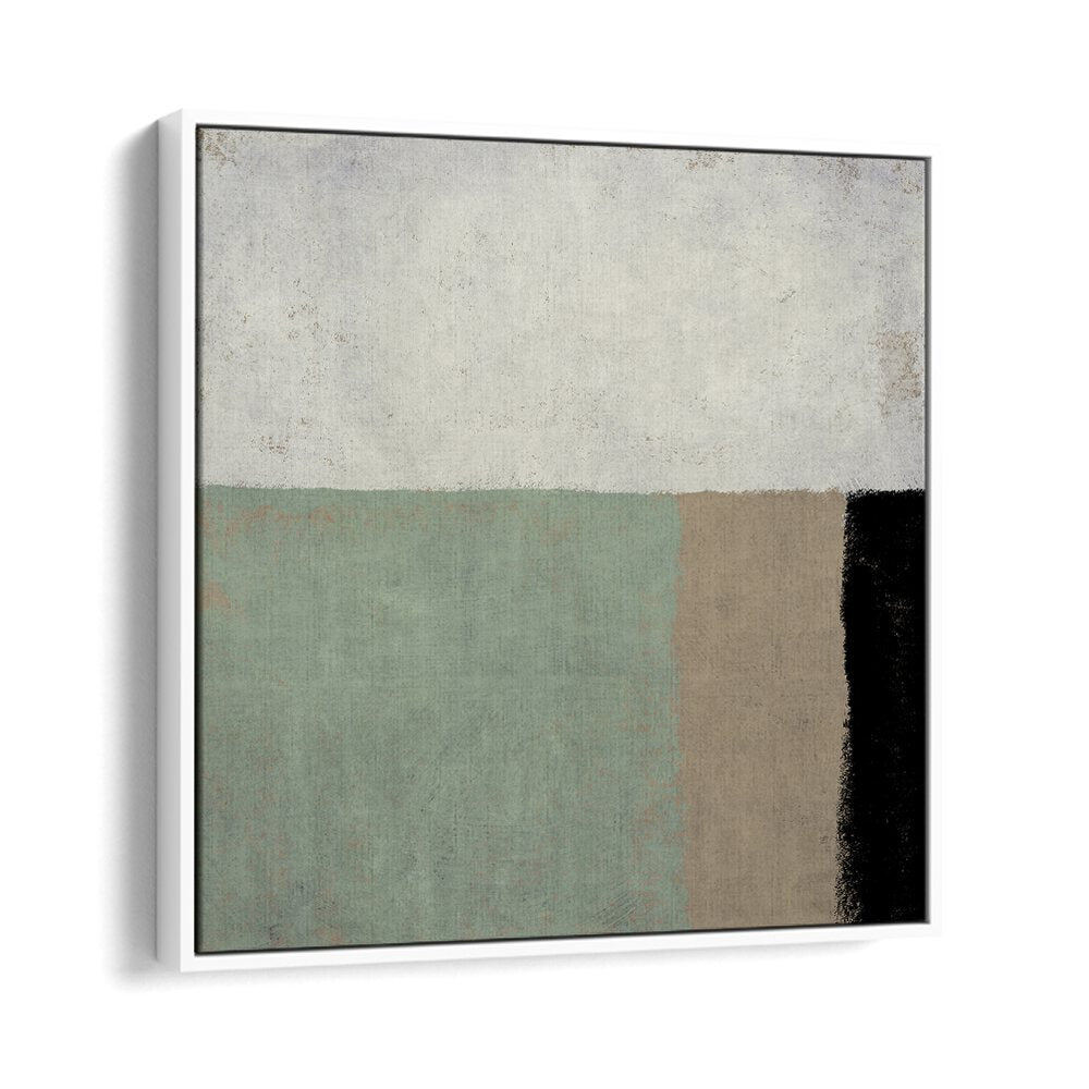 Sage By Dan Hobday Abstract Art Abstract Paintings in White Floater Frame