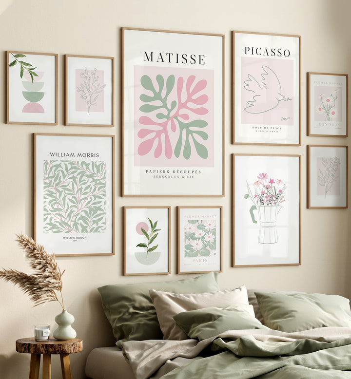 SAGE GREEN GALLERY WALL