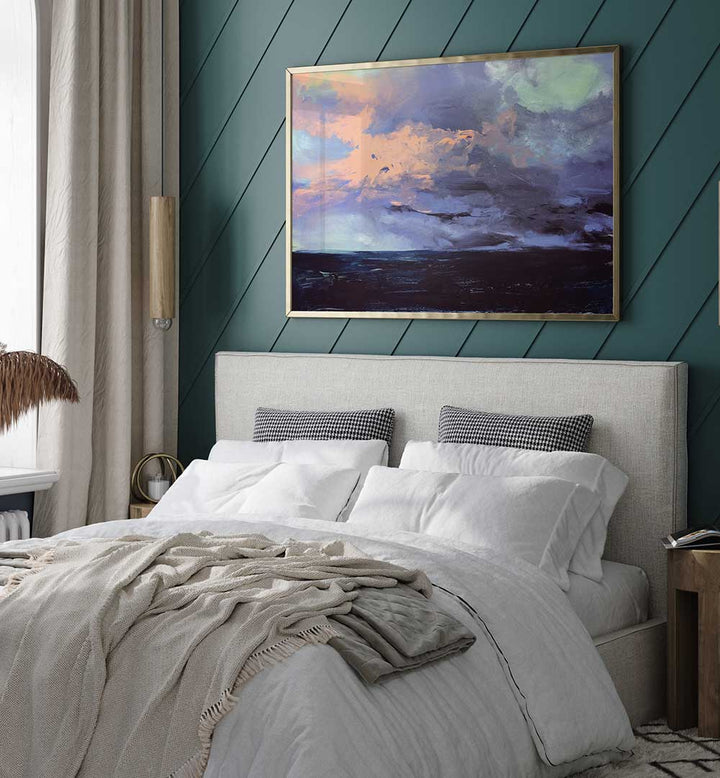 SAIL THROUGH THE STORM , LANDSCAPE PAINTINGS