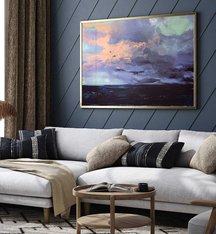 SAIL THROUGH THE STORM , LANDSCAPE PAINTINGS