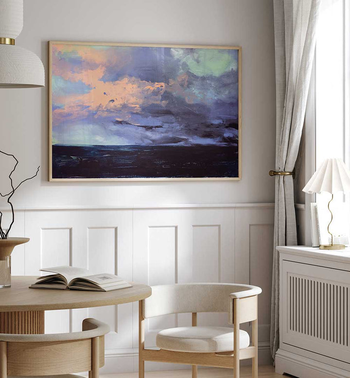 SAIL THROUGH THE STORM , LANDSCAPE PAINTINGS