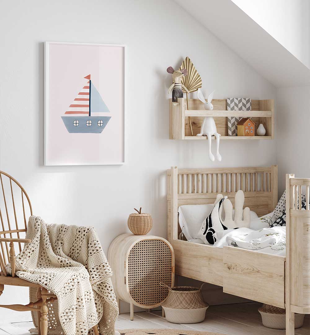 SAILING BOAT , KIDS ROOM PAINTINGS