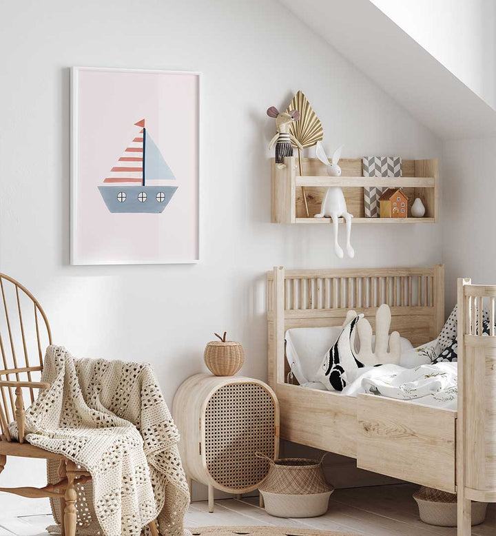 SAILING BOAT , KIDS ROOM PAINTINGS