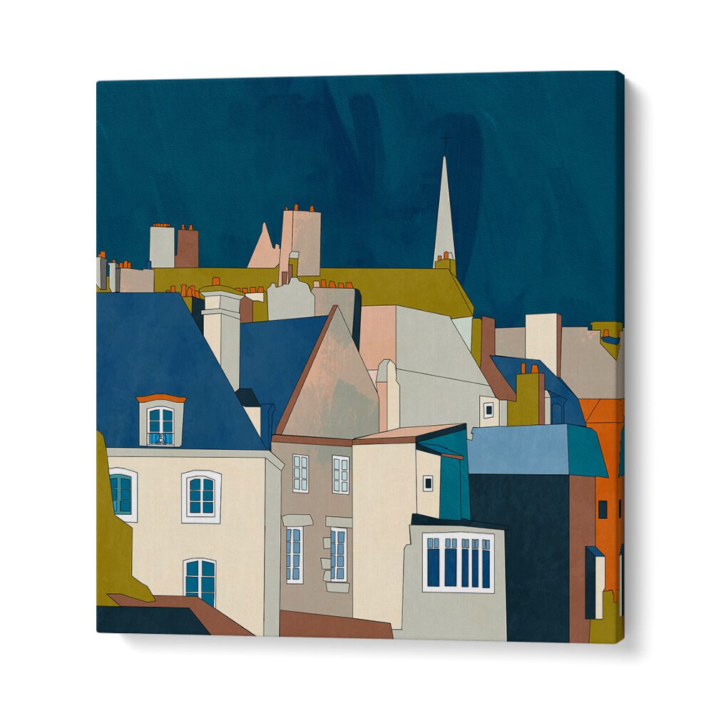 Saint Malo Kopie By Ana Rut Bre Landscape Art Prints in Gallery Wrap