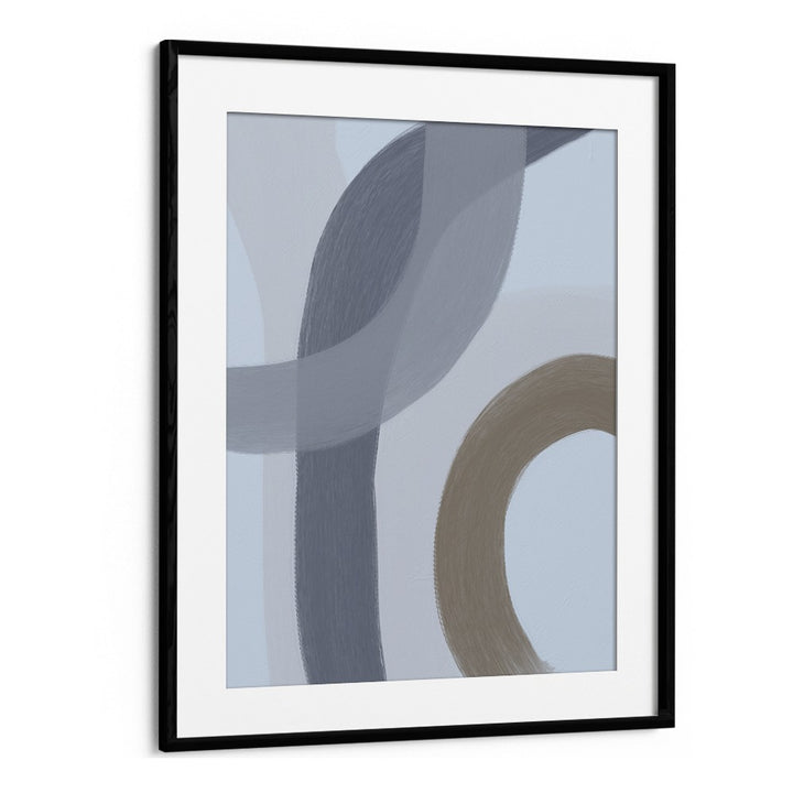 Salon ii by Yopie Studio Abstract Paintings Abstract Art Prints in Black Frame With Mount