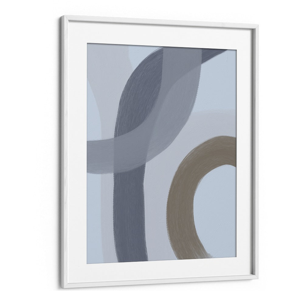 Salon ii by Yopie Studio Abstract Paintings Abstract Art Prints in White Frame With Mount