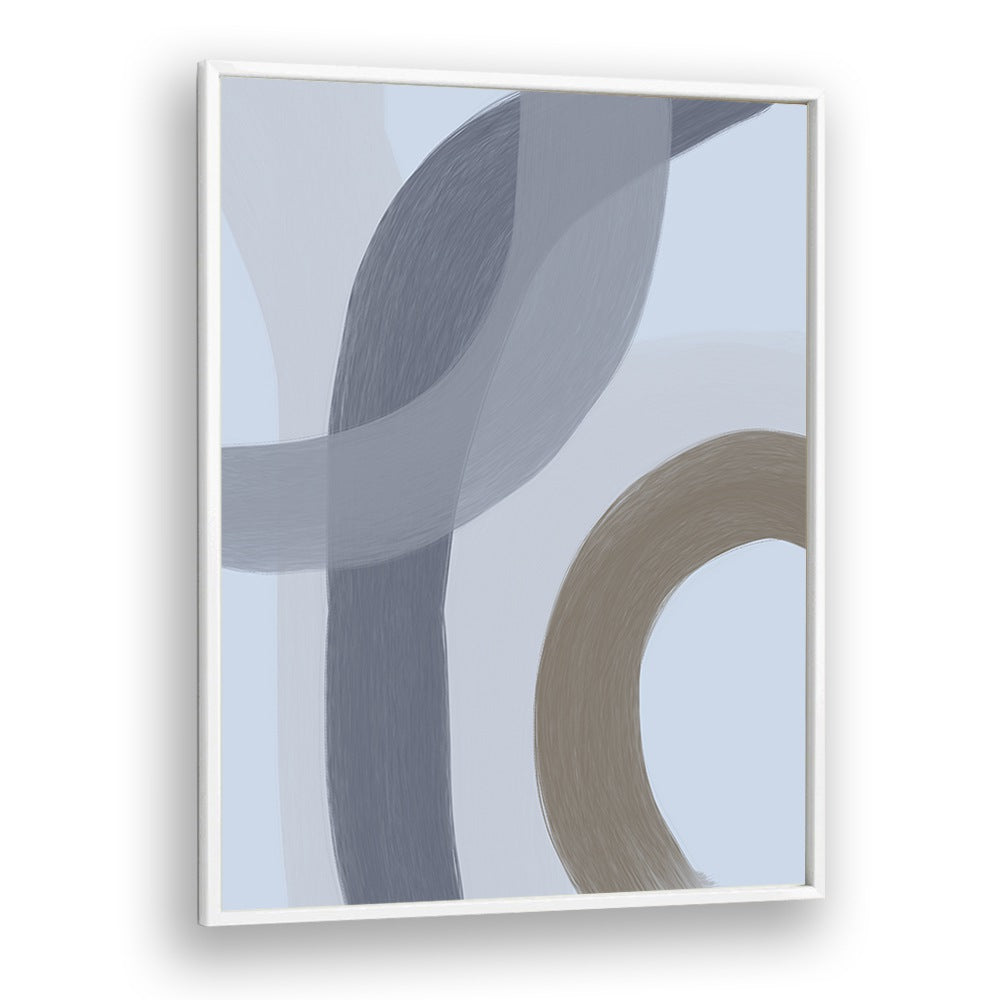 Salon ii by Yopie Studio Abstract Paintings Abstract Art Prints in White Plain Frame