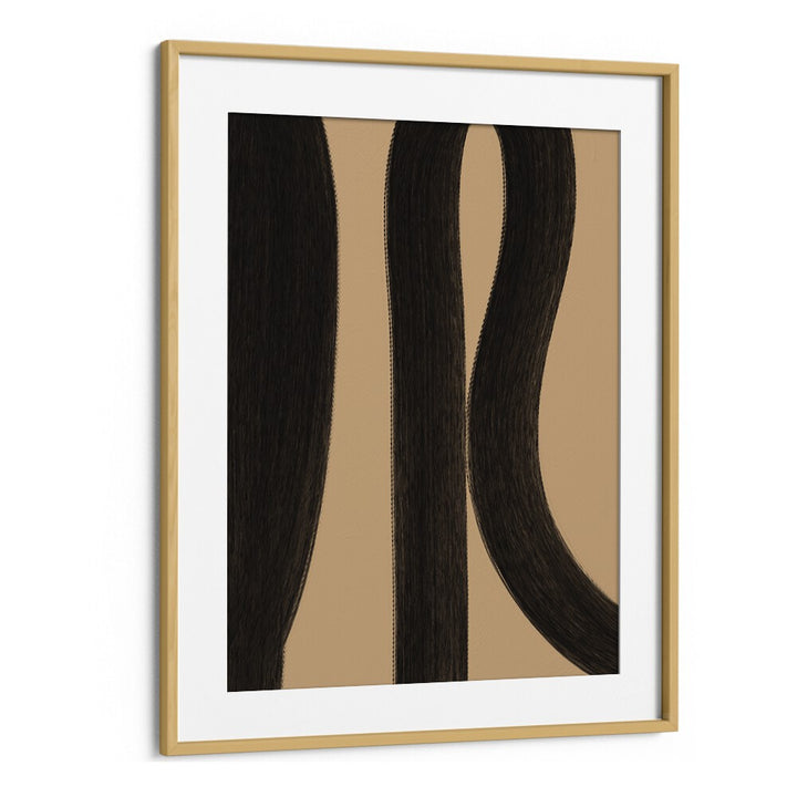 Saltare by Yopie Studio Abstract Paintings Abstract Art Prints in Oak Wood Frame With Mount