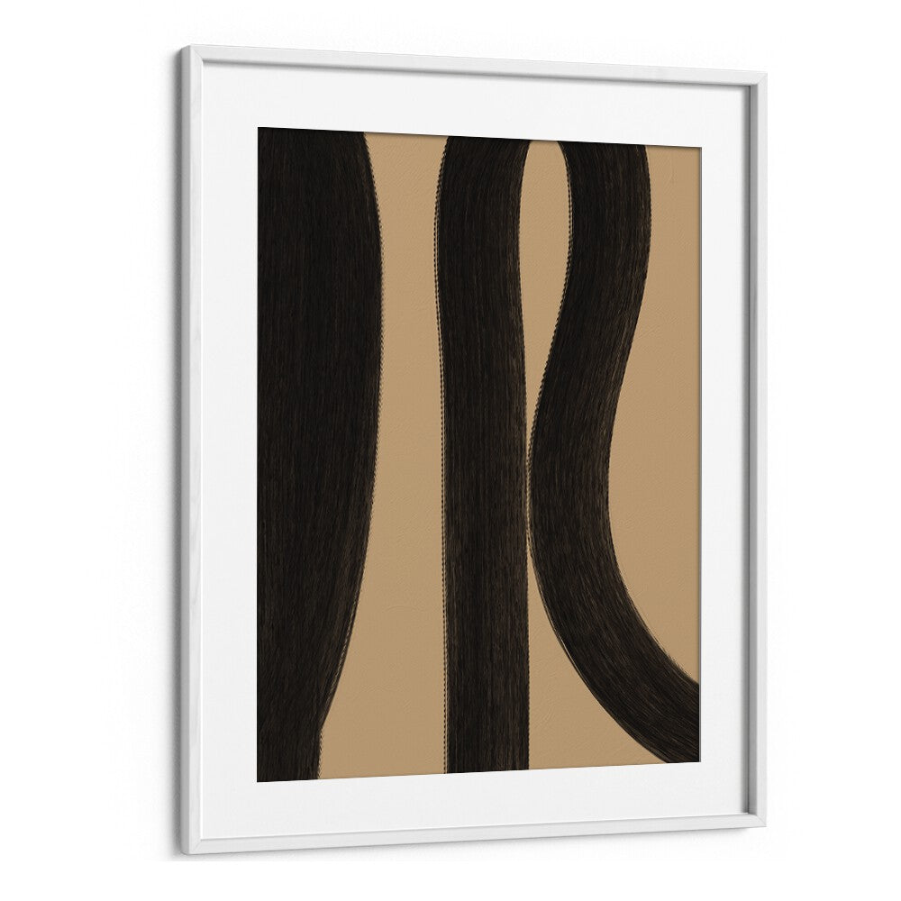 Saltare by Yopie Studio Abstract Paintings Abstract Art Prints in White Frame With Mount