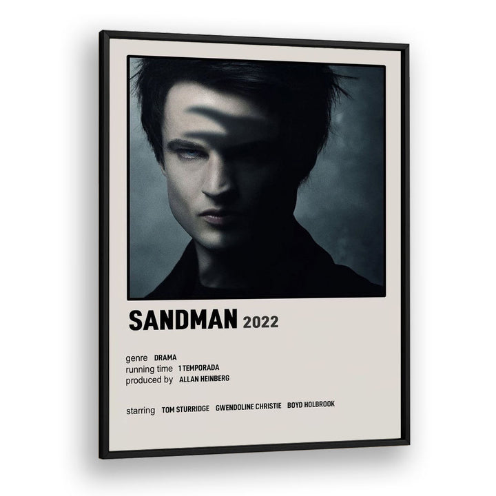 Sandman 2022 Movie Posters in Black Plain Frame