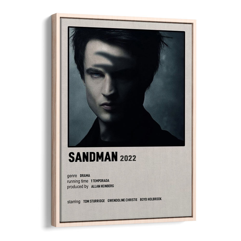 Sandman 2022 Movie Posters in Oak Wood Floater Frame