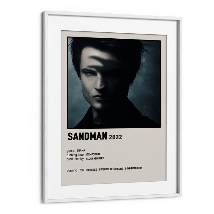 Sandman 2022 Movie Posters in White Frame With Mount