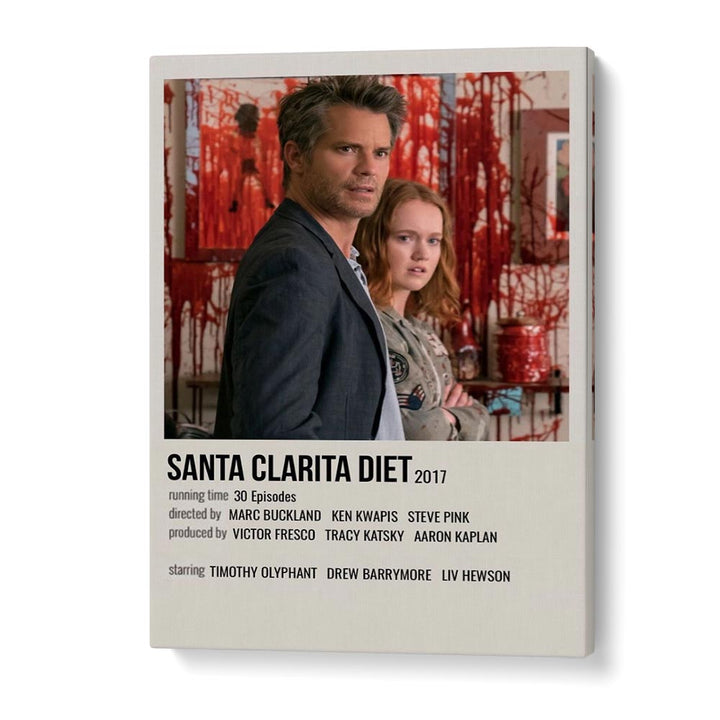 Santa Clarita Diet 2017 Movie Posters in Gallery Wrap