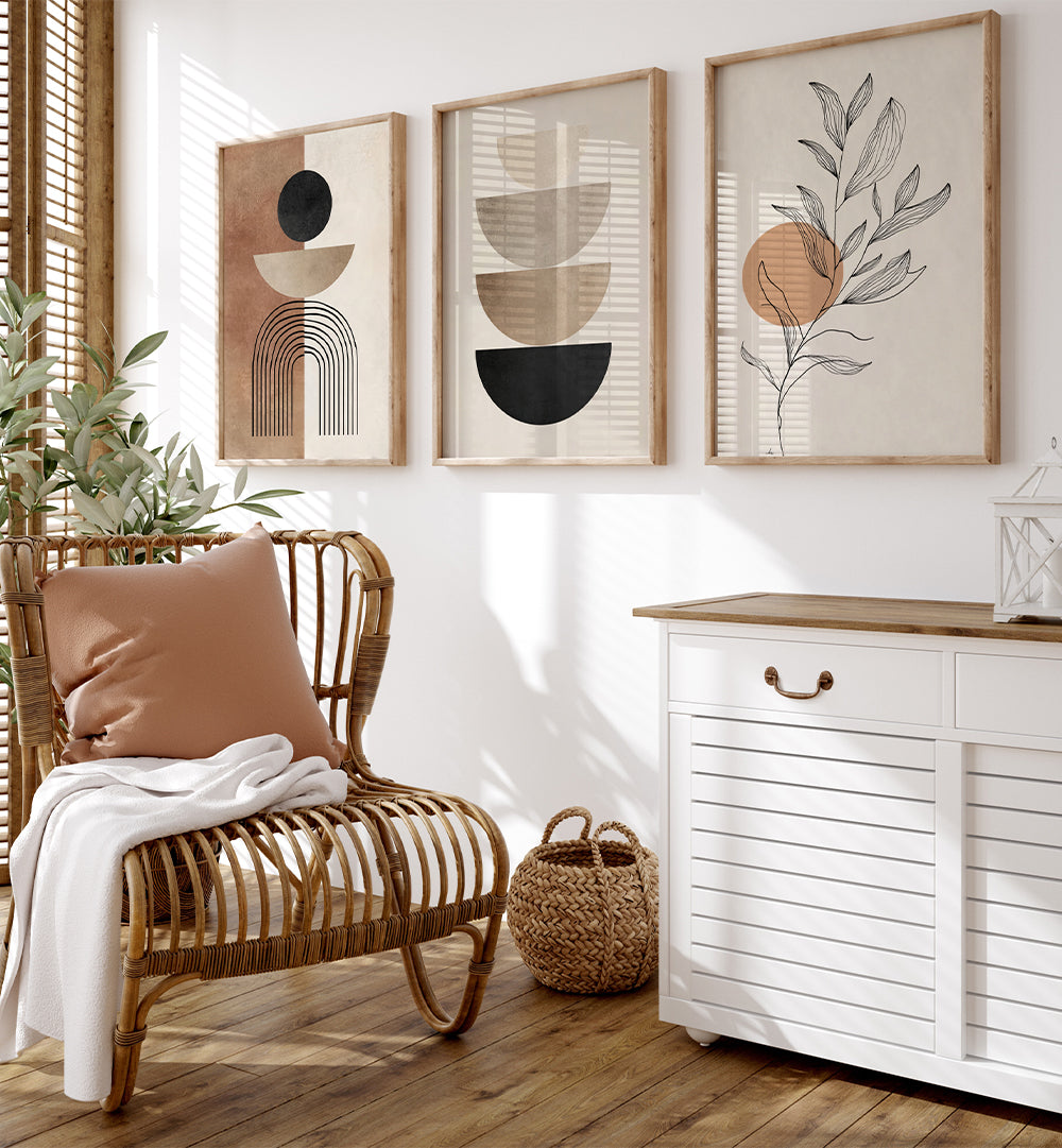 SCANDINAVIAN SOUL,  SET OF 3 PAINTINGS