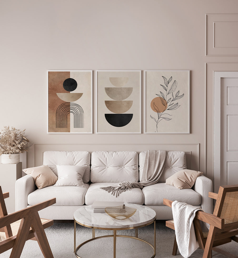 SCANDINAVIAN SOUL,  SET OF 3 PAINTINGS