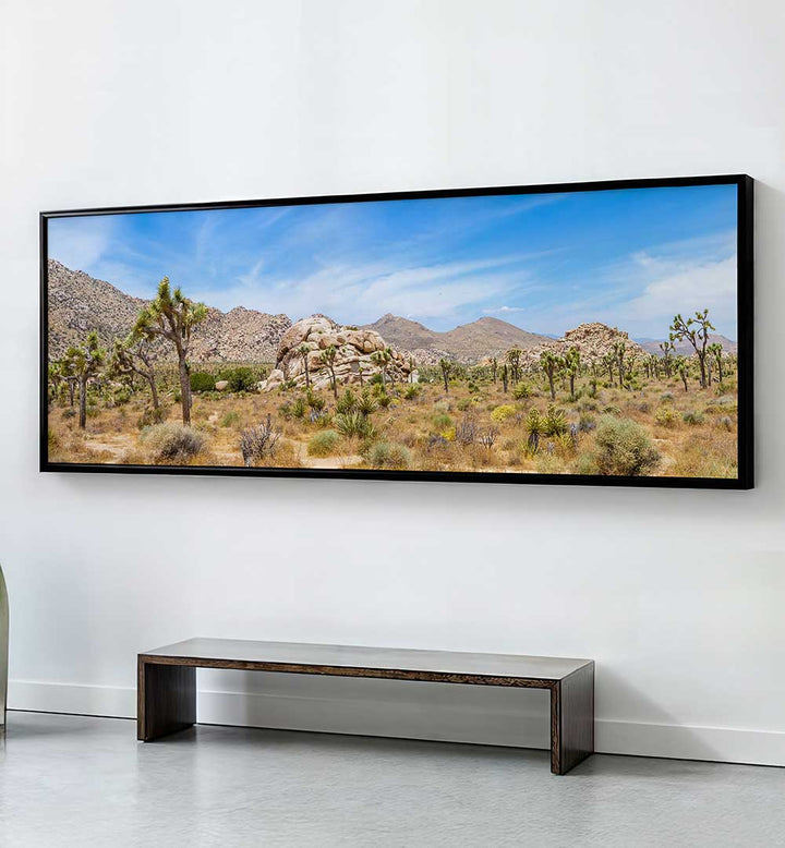 SCENIC JOSHUA TREE NATIONAL PARK , PANORAMIC ART