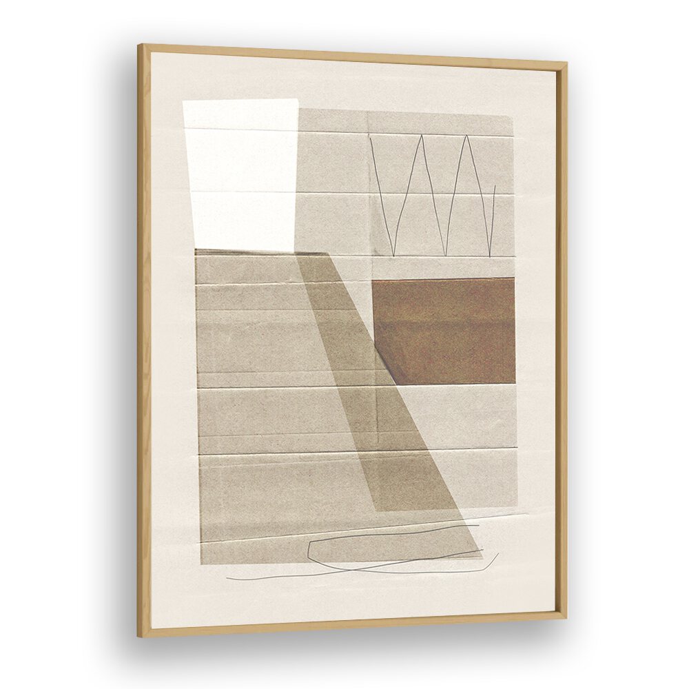 Scheme Abstract By Dan Hobday Abstract Art Abstract Paintings in Oak Wood Plain Frame