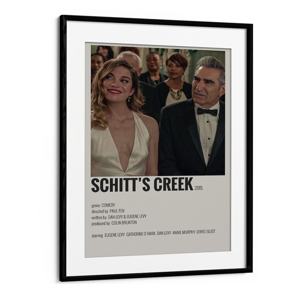 Schitts Creek Movie Posters in Black Frame With Mount