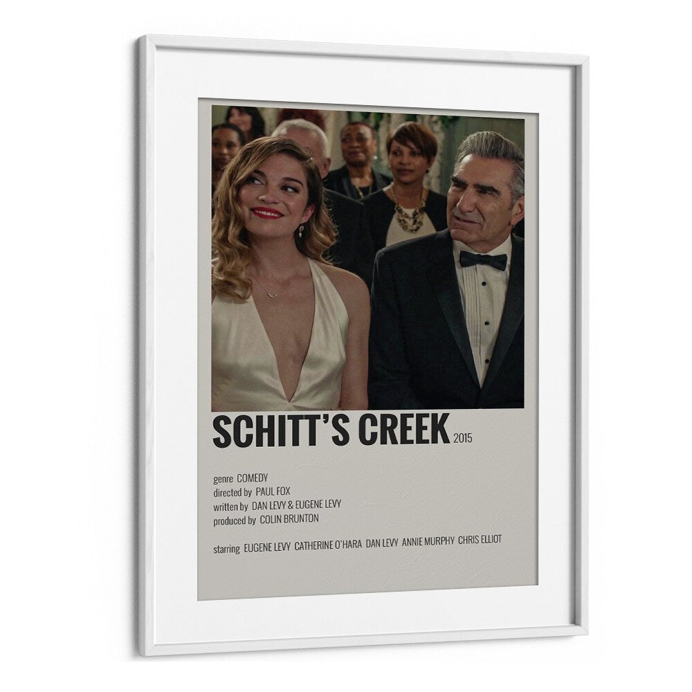 Schitts Creek Movie Posters in White Frame With Mount