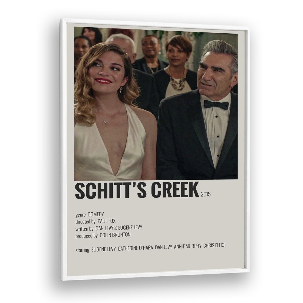 Schitts Creek Movie Posters in White Plain Frame