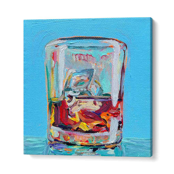 Scotch By Key And Sea Creative Bar and Cafe Art Print in Gallery Wrap